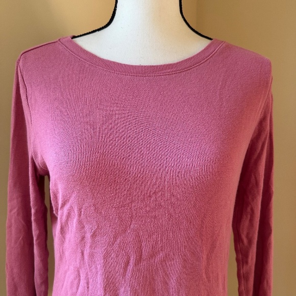 *TIME AND TRU* Pink Fashion Long Sleeve Top Size Medium (8-10) - Picture 2 of 8